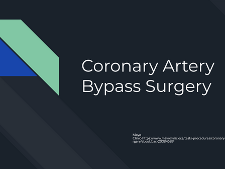 Coronary Artery Bypass Surgery