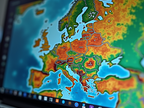 QGIS software interface showing layered geographic data
