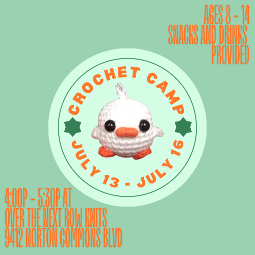 Kids Crochet Camp