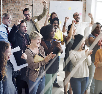 entrepreneurs enjoués de se lancer dans l'aventure