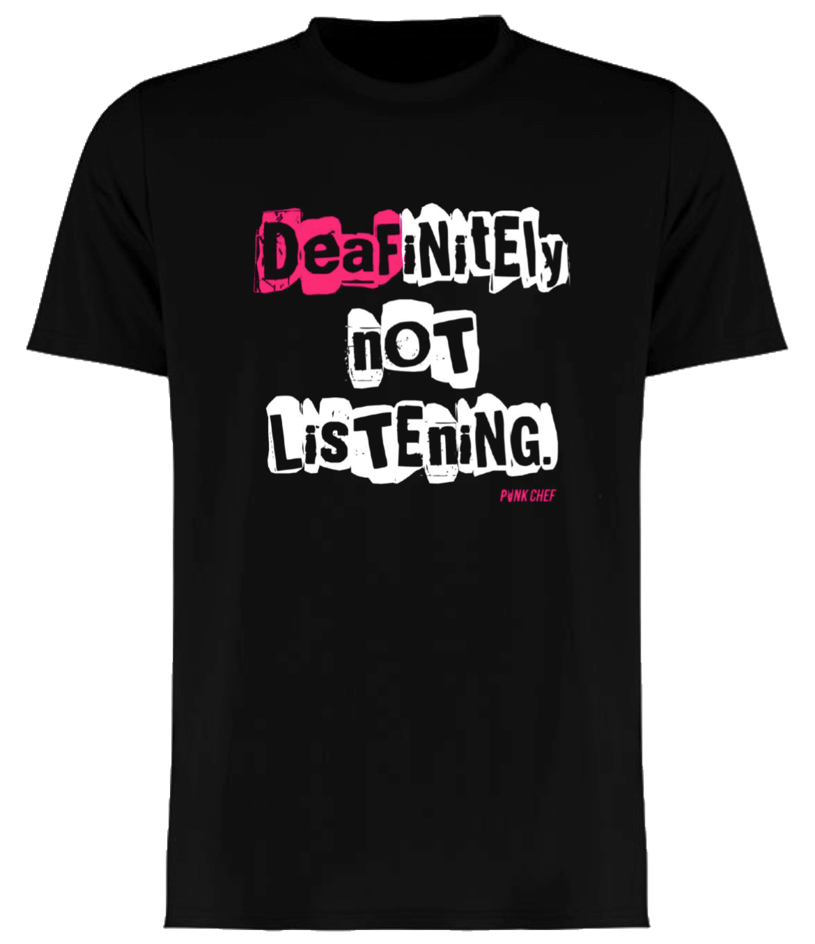 Black "Deafinitely' T-Shirts