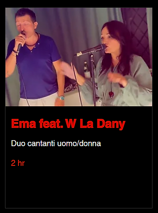 Vuoi voce maschile e femminile in duo? Ema e Dany