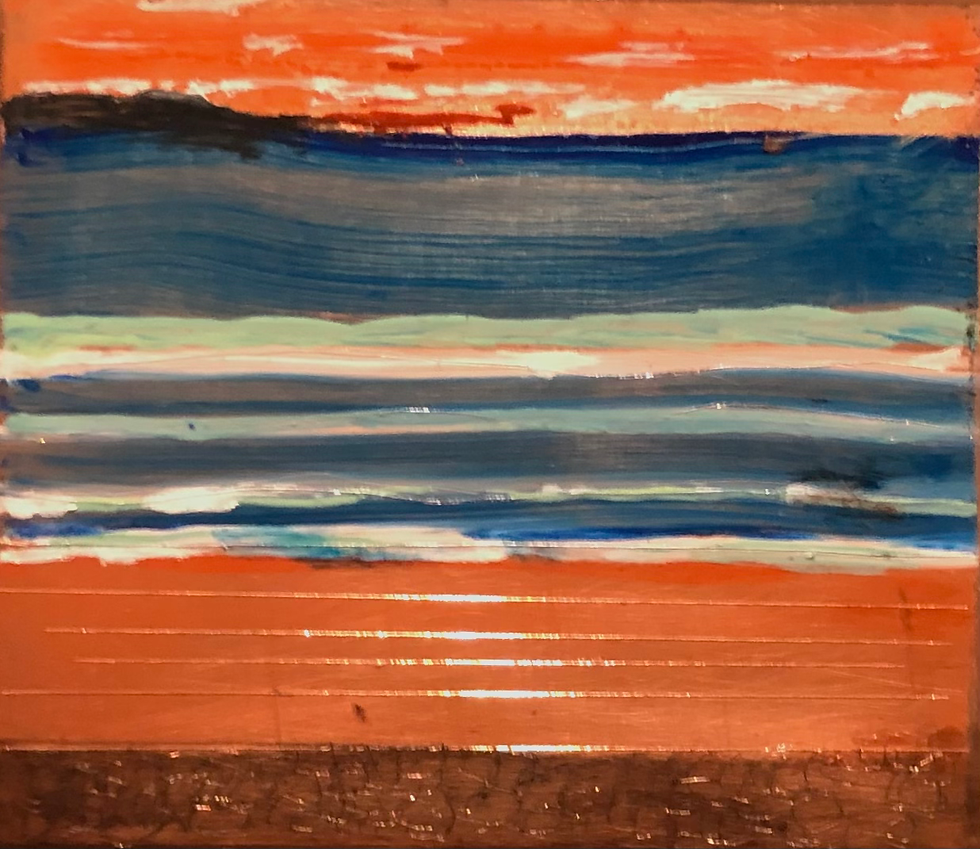Thumbnail: Orange sky reflection