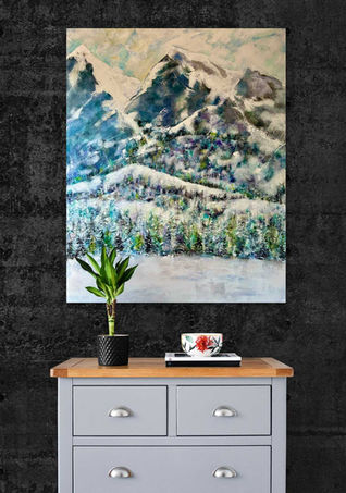 The Quiet Above, painting by artist Aiden Lee