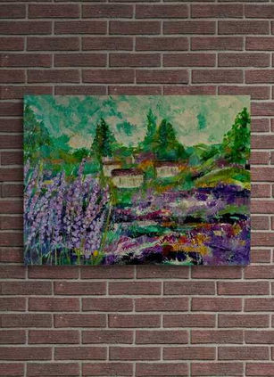 Where the Garden Sings, painting by artist Aiden Lee