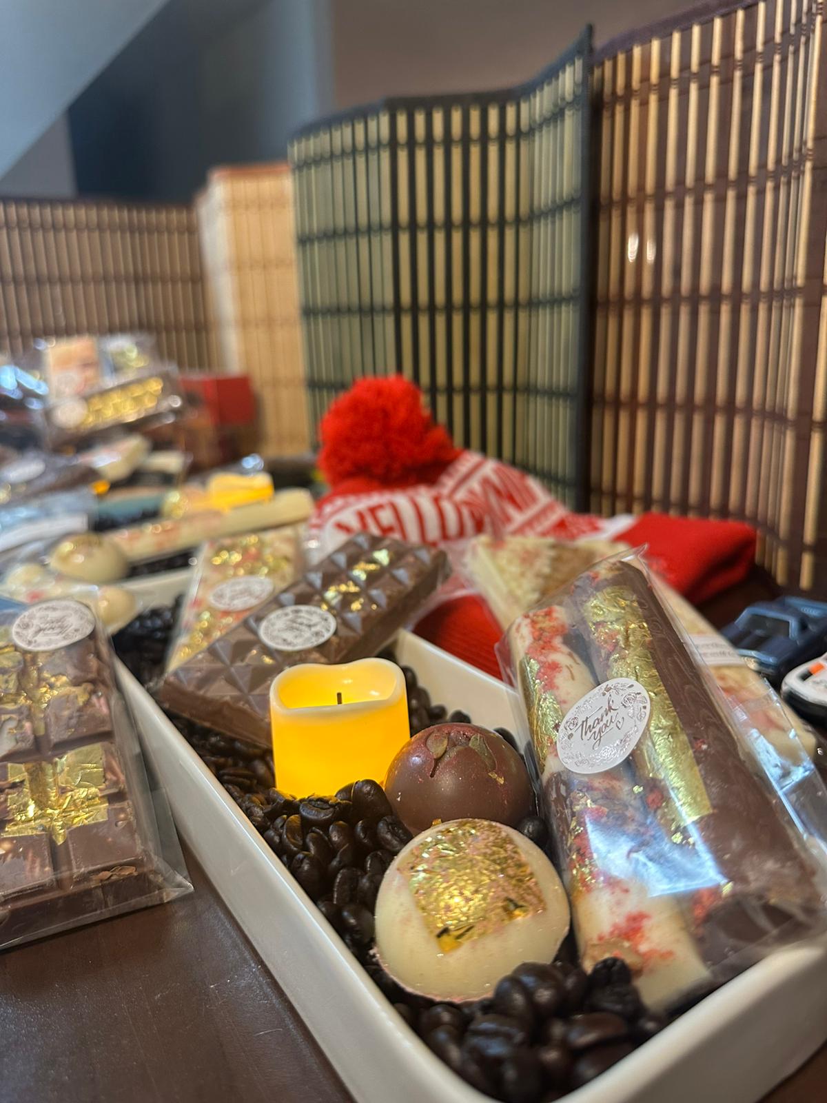 Arranged Food and Objects