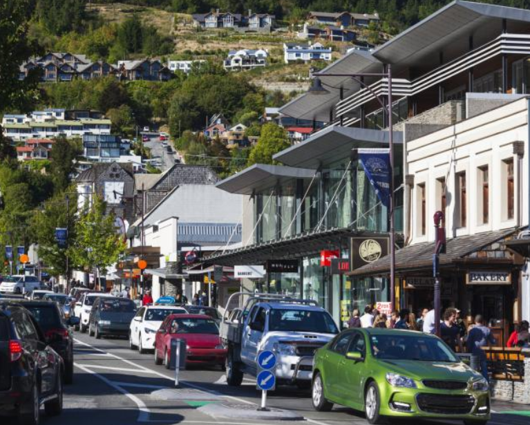 Shotover Street, Queenstown.