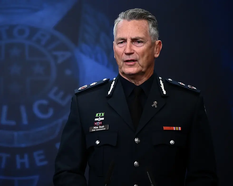 Victoria Chief Commissioner Mike Bush.