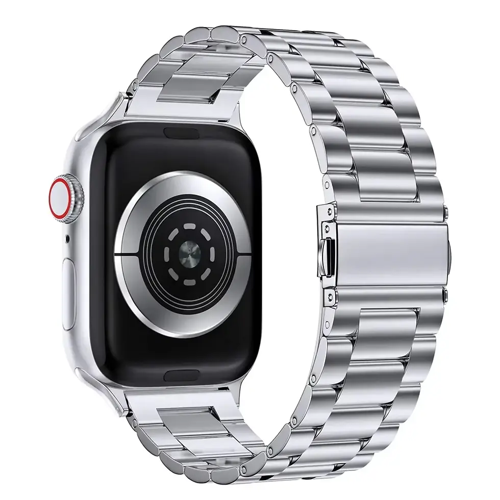 Thumbnail: Stainless Steel Strap for Apple Watch Ultra 3/2 Band 46mm 49mm 40mm 44mm 42mm 41