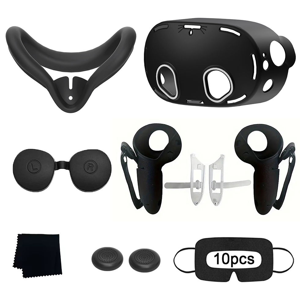 Thumbnail: High Quality VR Accessories 8 In 1 Silicone Protective Cover Kit For Meta Quest 