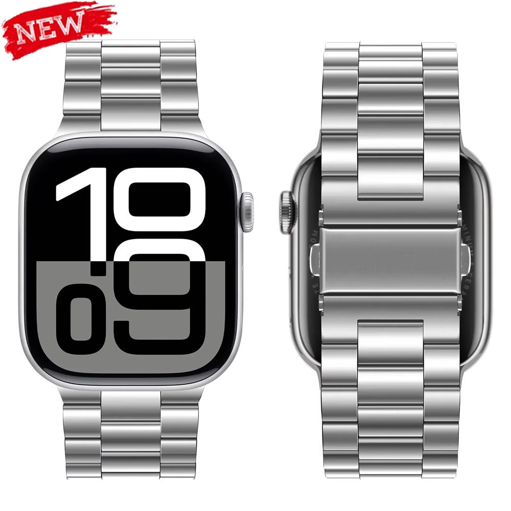 Stainless Steel Strap for Apple Watch Ultra 3/2 Band 46mm 49mm 40mm 44mm 42mm 41
