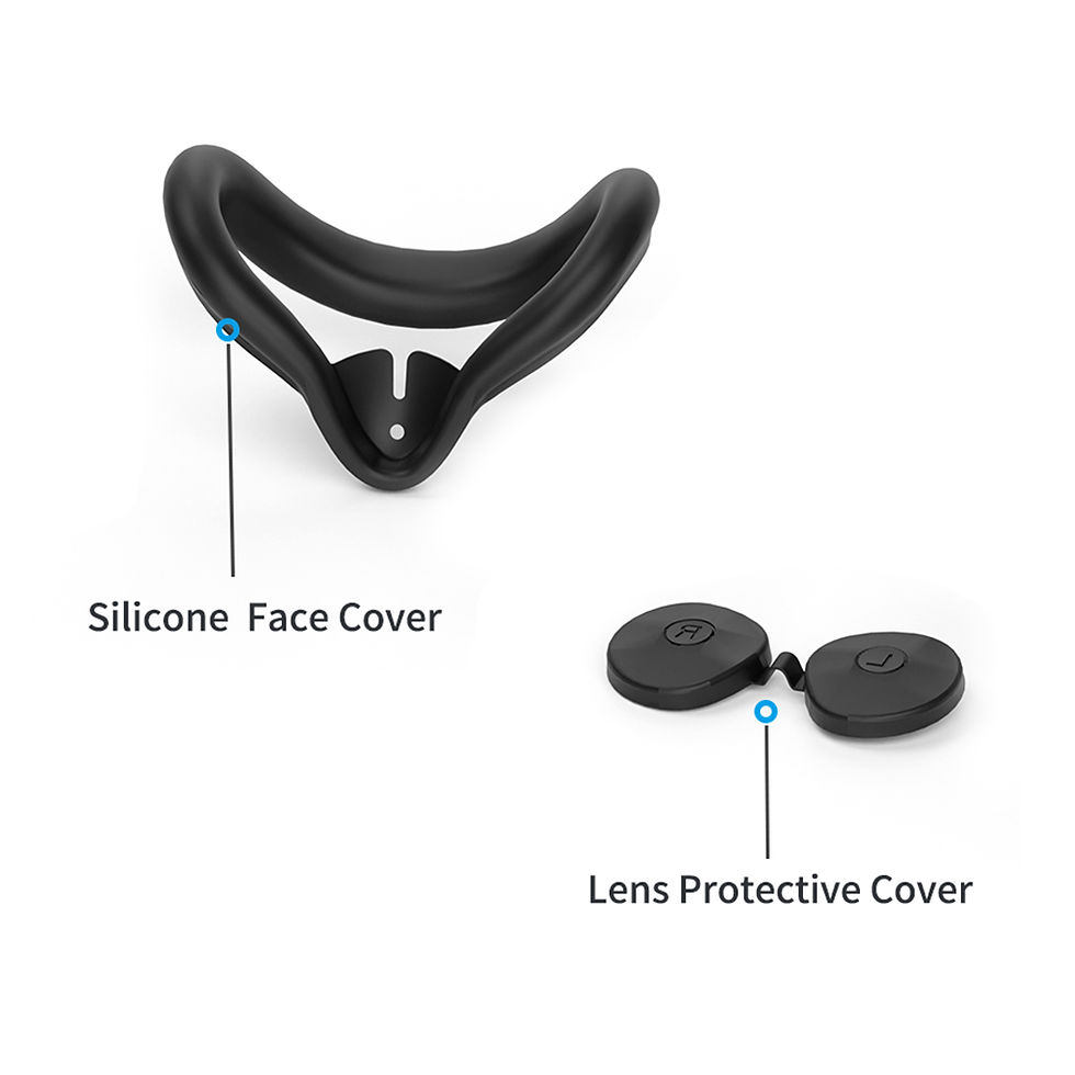 Thumbnail: High Quality VR Accessories 8 In 1 Silicone Protective Cover Kit For Meta Quest 