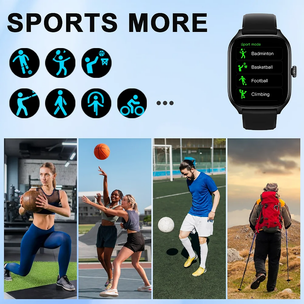 Thumbnail: 2026 New Men's Smart Watch Women's Gift 2.01inch HD Full Touch Screen Sports Fit