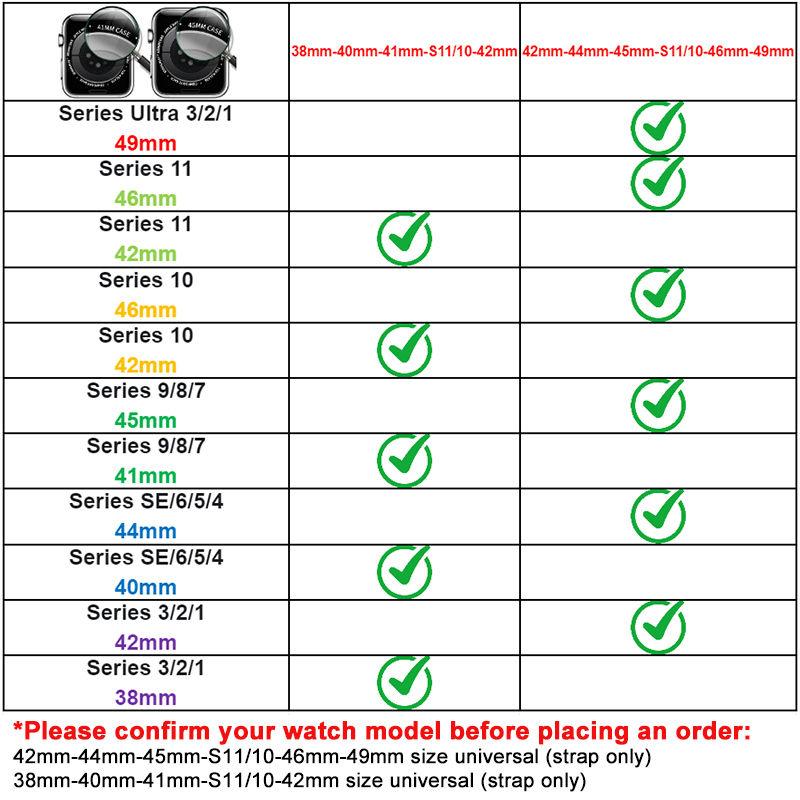 Thumbnail: Stainless Steel Strap for Apple Watch Ultra 3/2 Band 46mm 49mm 40mm 44mm 42mm 41
