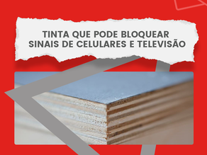 Tinta que pode bloquear sinais de celulares e televisão