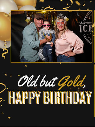 Warm Family Photo from a 40th Birthday Celebration