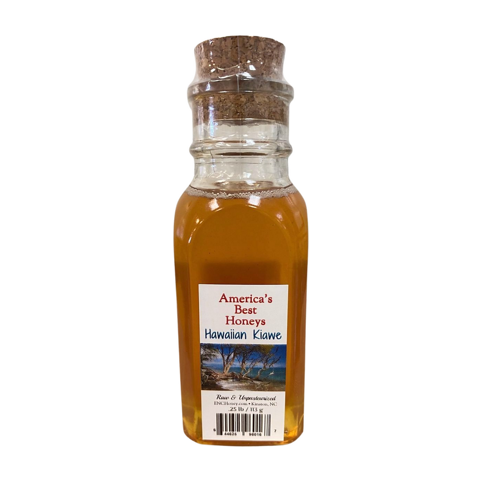 Thumbnail: Hawaiian kiawe honey in  a muth jar