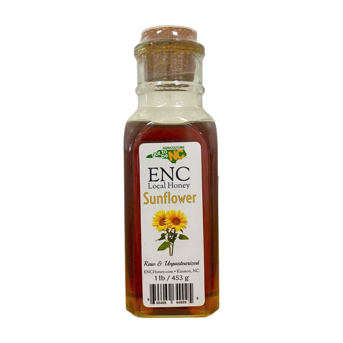 sunflower honey in a muth jar