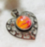 Silver Heart Snap Pendant
