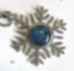 Snowflake Snap Charm Necklace