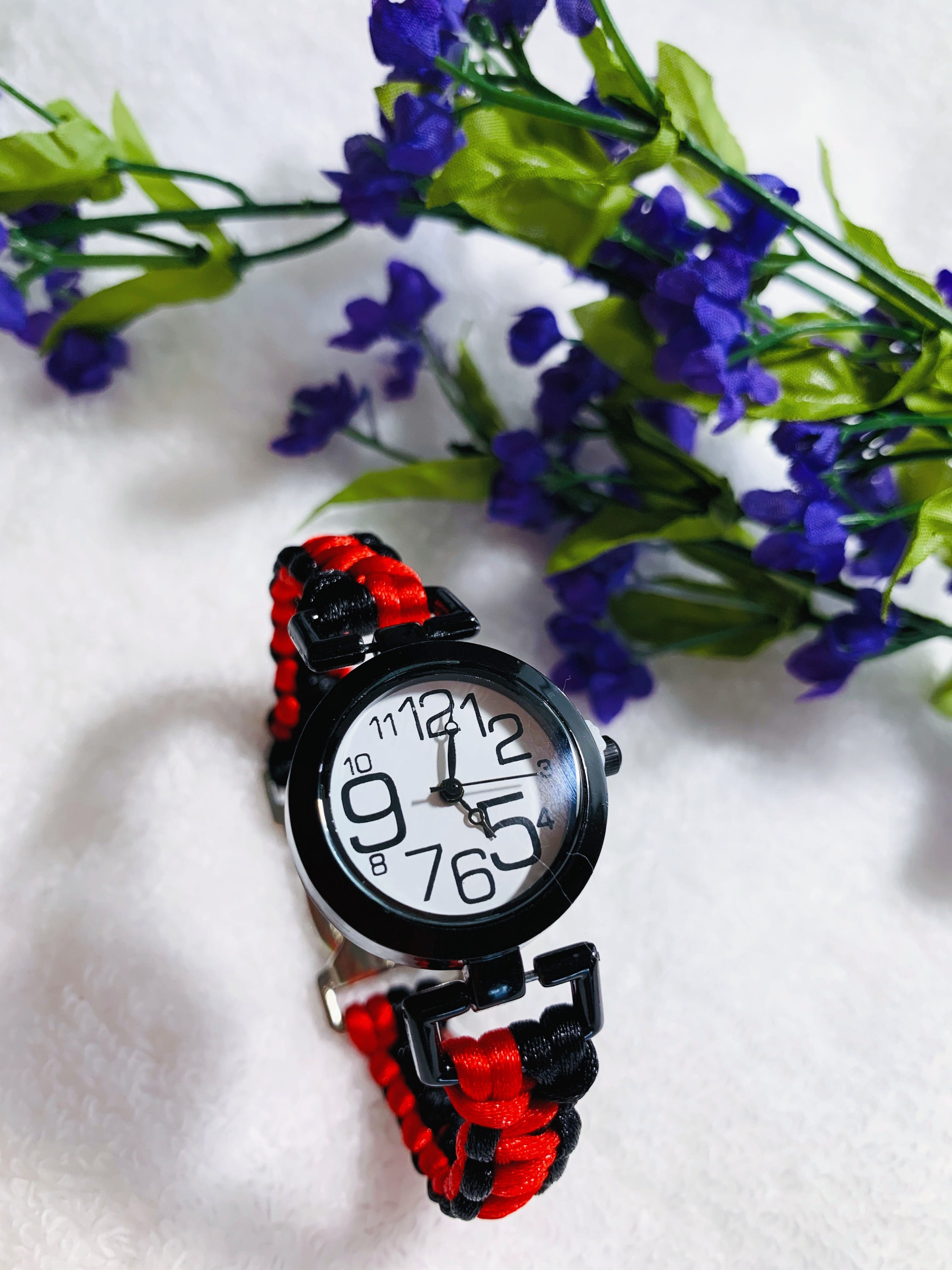 Black and Red Watch