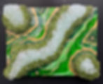 Green Geode Painting