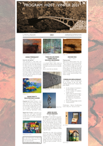 Publicity brochure for Bærum Kunstforening