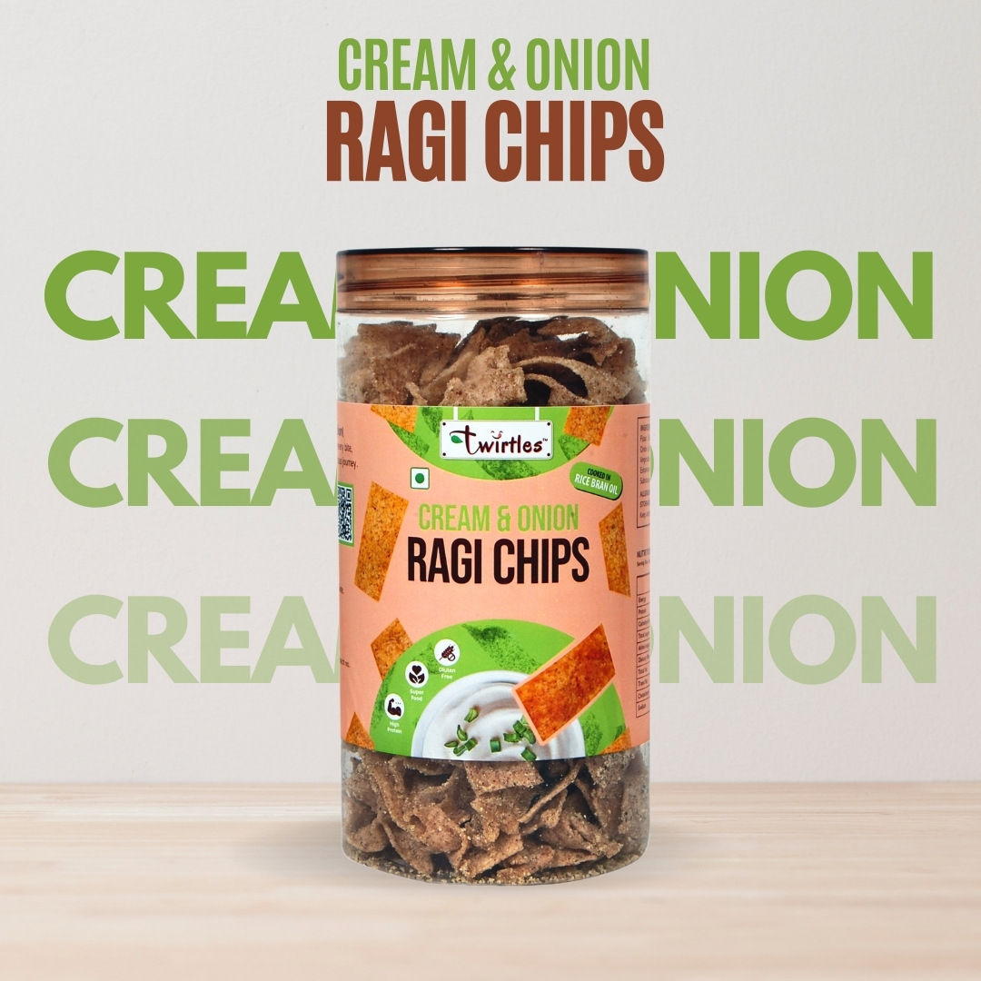 Cream & Onion Ragi Chips