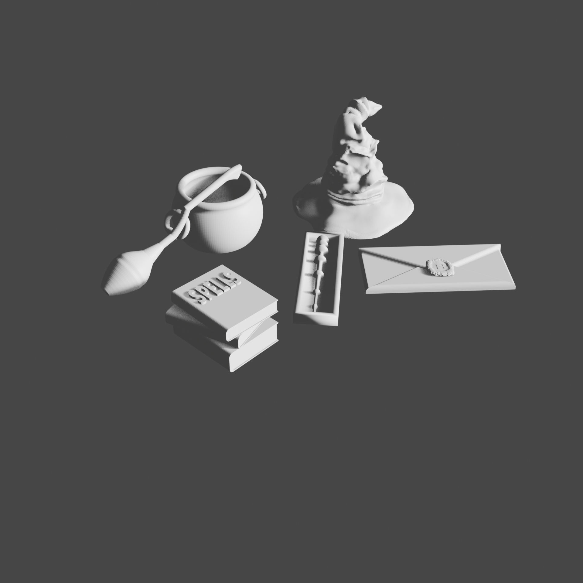 Wizards Player Pieces - 3D Download - STL