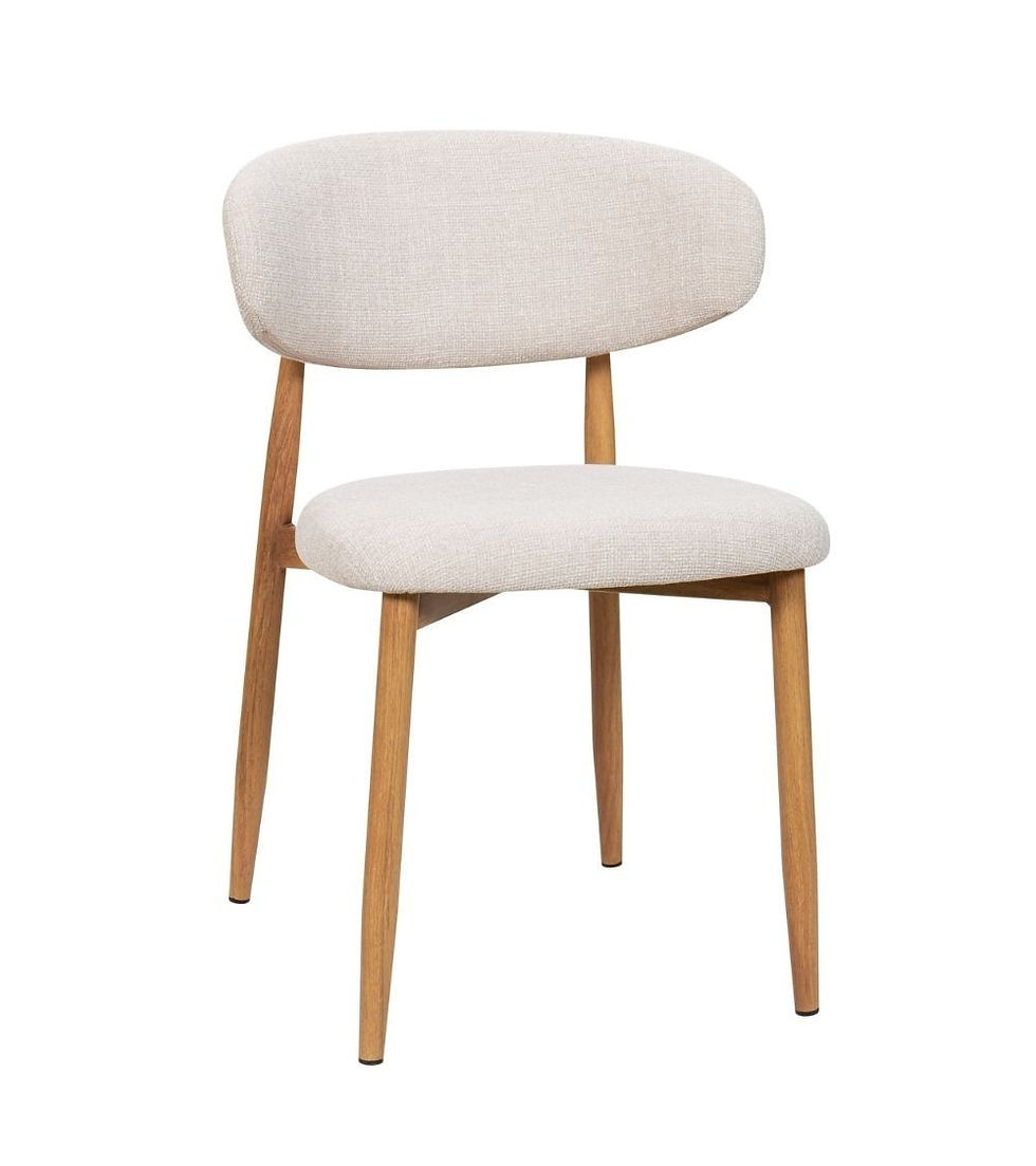 Miniature : Chaise "GEORGIA" pieds clairs