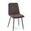 Miniature : chaise manta tissu gris