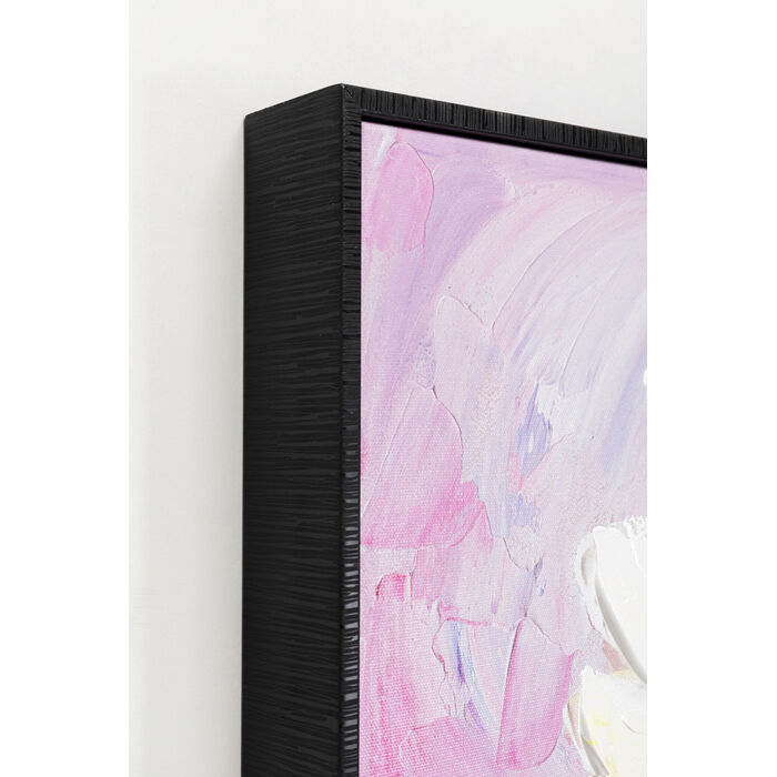 Miniature : Tableau encadré Flower Meadow 80x80cm