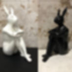 Lapin déco "GANGSTER"