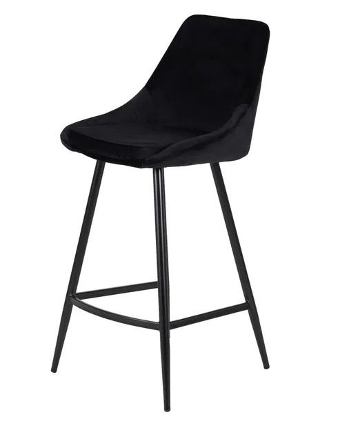 Miniature : Chaise snack Bari en velours