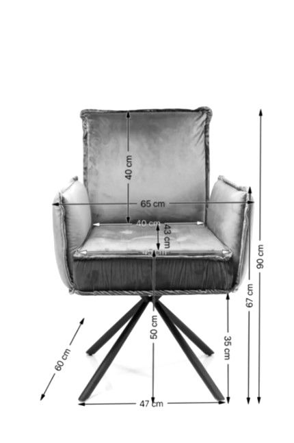Miniature : Chaise avec accoudoirs "CHELSEA"