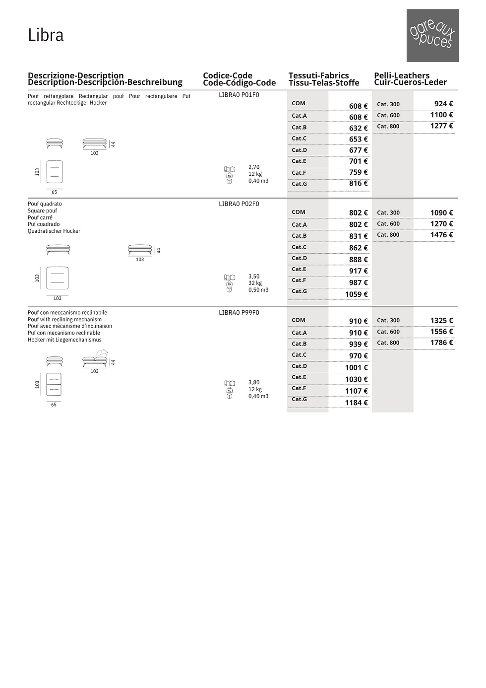 Miniature : Canapé "LIBRA"