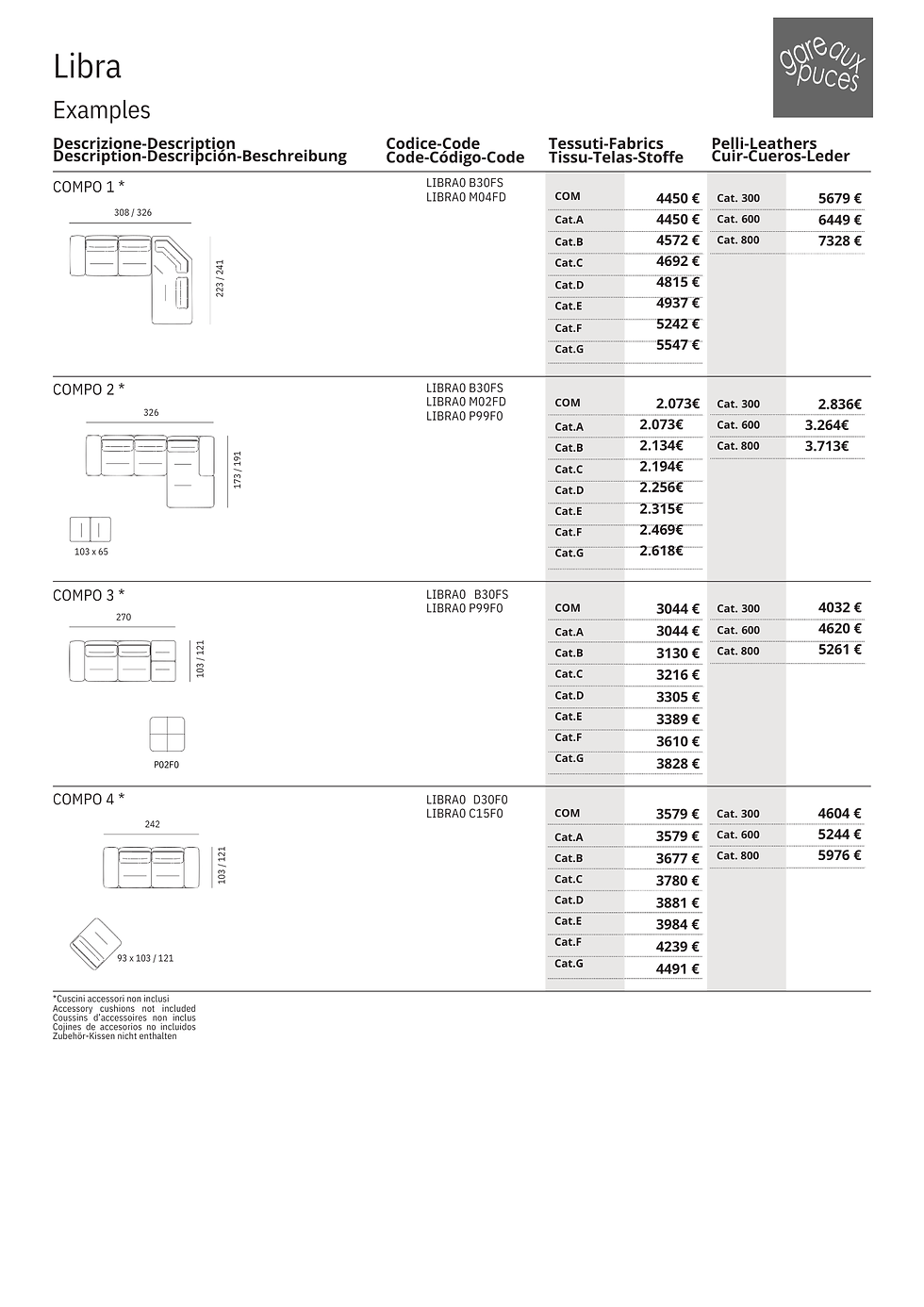 Miniature : Canapé "LIBRA"
