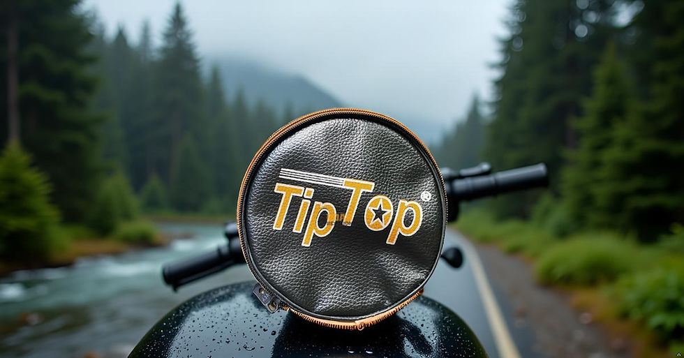 Thumbnail: Road Religion Superior Waterproof Black Rain Cover for Bike's Petrol Tank