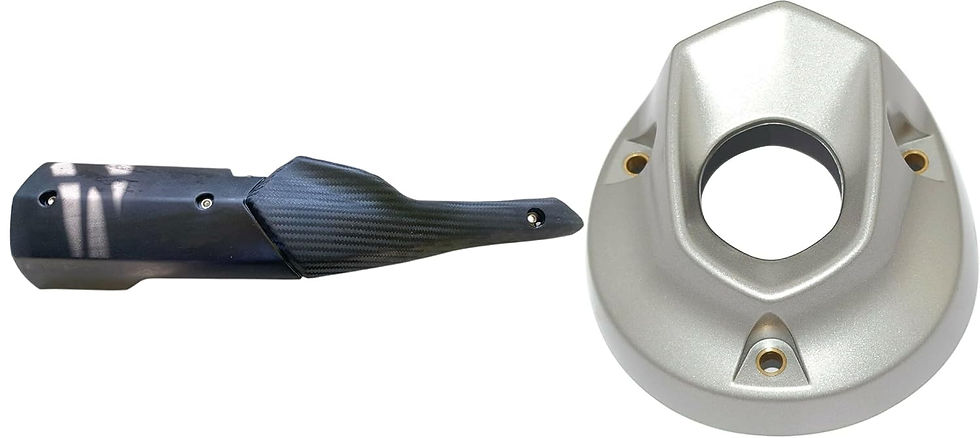 Road Religion Silencer Plate and End Cap Combo Kit for R15 V3/MT V1, Heavy-Duty,