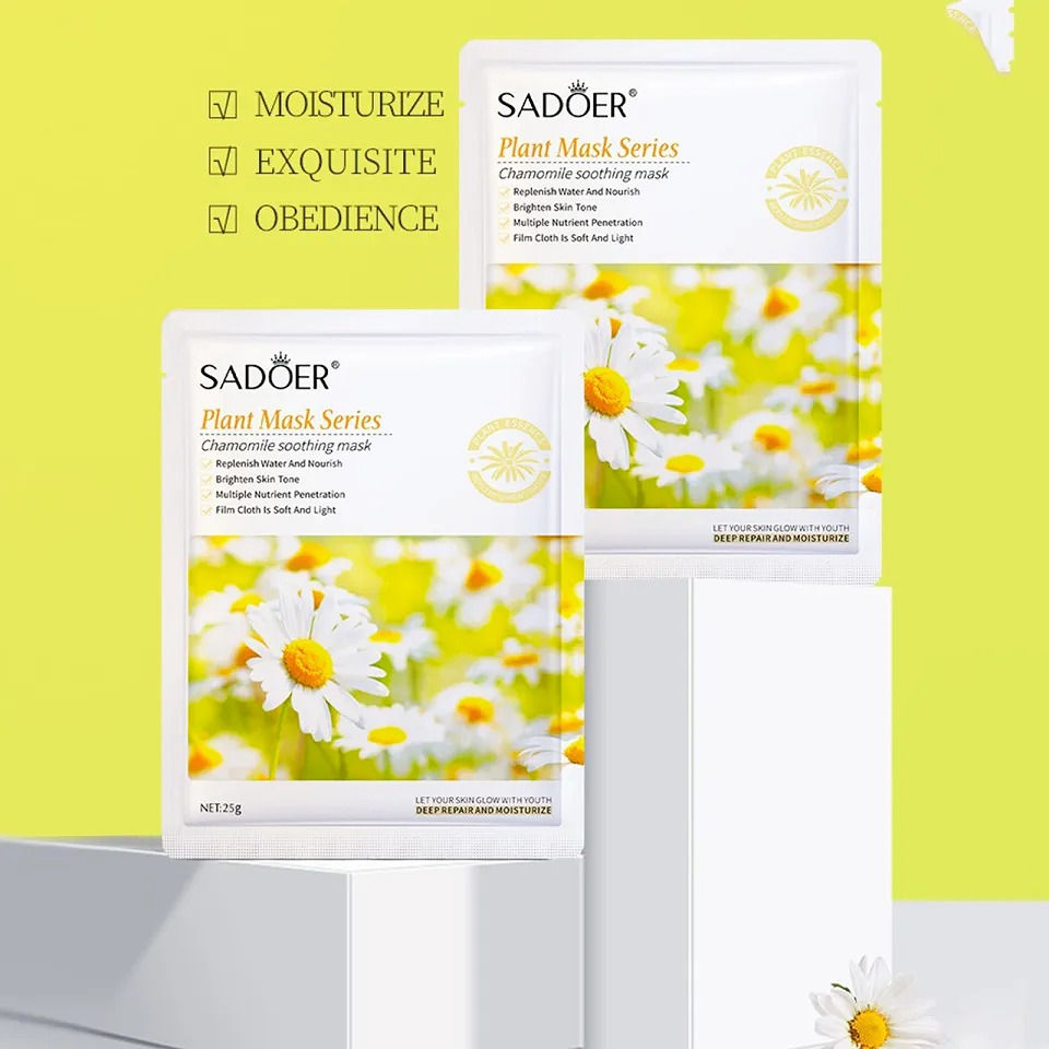 ภาพขนาดย่อ: Sadoer Plant Mask Series Chamomile Soothing Mask 25g.