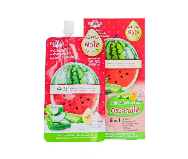 ภาพขนาดย่อ: Sistar Watermelon Whitening Soothing Gel 40g.
