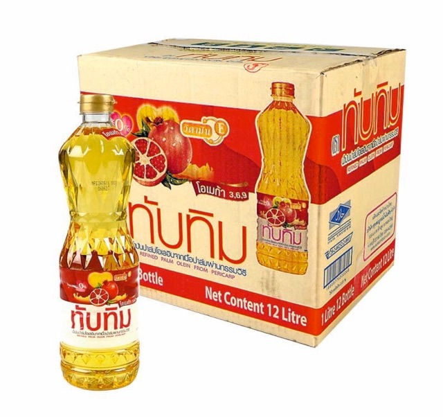 ภาพขนาดย่อ: Tubtim Brand Palm Olein Oil 1l.