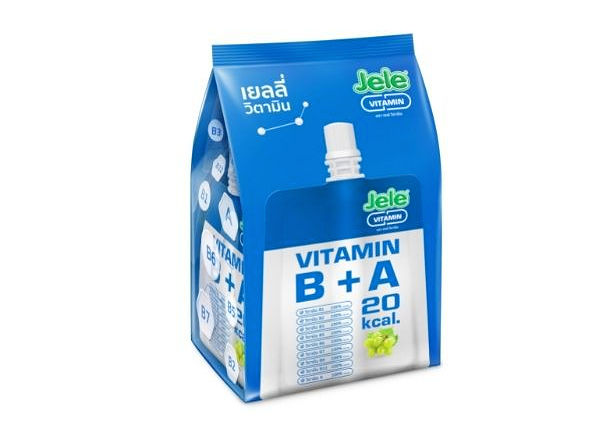 ภาพขนาดย่อ: Jele Vitamin B+A Grape Flavor 150g.