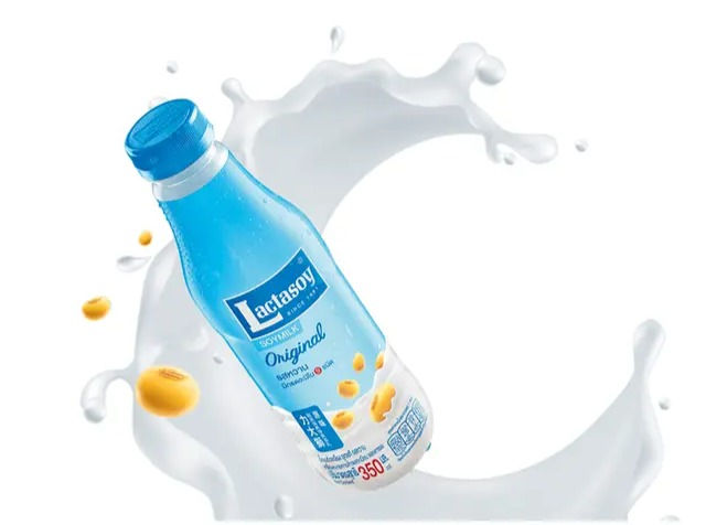 ภาพขนาดย่อ: Lactasoy Prompt Original Plain Sweetened UHT Soymilk 350ml.