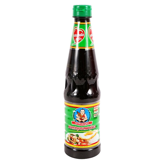 ภาพขนาดย่อ: Healthy Boy Brand Green Cap Soy Sauce 600ml.