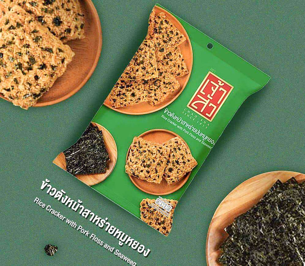 ภาพขนาดย่อ: Chao Sua Rice Cracker with Pork Floss and Seaweed 80g.