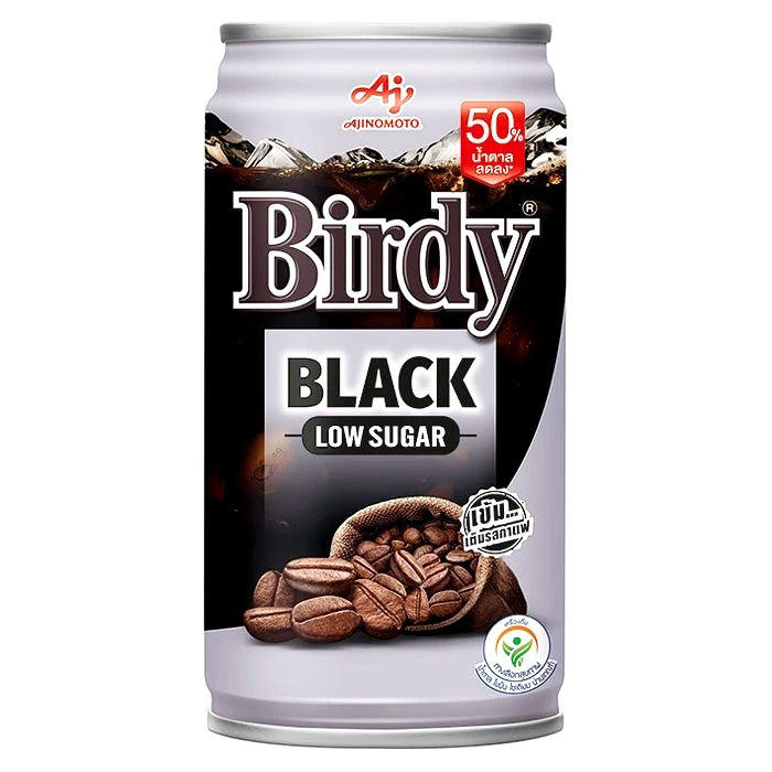 ภาพขนาดย่อ: Birdy Black Less Sugar Formula (Ready to Drink Coffee) 180ml.