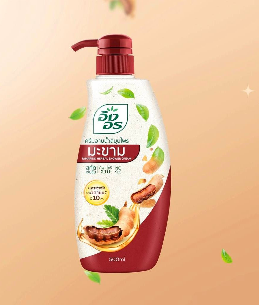 ภาพขนาดย่อ: Ing On Tamarind Herbal Shower Cream 500ml.
