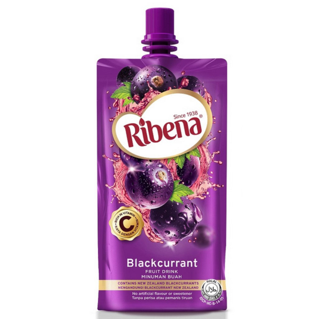 Ribena Blackcurrant Fruit Drink 330ml.