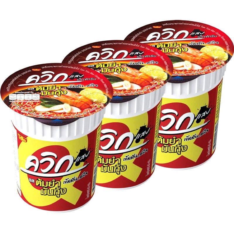 ภาพขนาดย่อ: WaiWai Quick Tom Yum Mun Goong Instant Noodles (Cup) 60g.